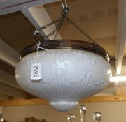 A 1920/30's uplighter lampshade.