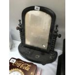 An old Victorian toilet mirror.