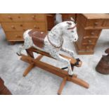 An old rocking horse.