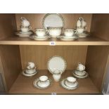 A 39 piece (setting for 2) Anchor china Bridgewood. 9796 Tea set.