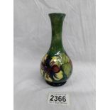 A small Moorcroft vase (16 cm).