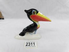 An original Carlton ware toucan.