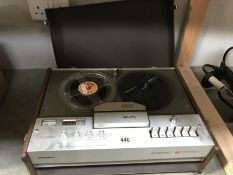 A Philips 'Reel to Reel' Tape recorder.