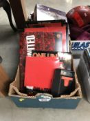 A quantity of Manchester United ephemera including coaster, game & magazines etc.