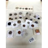 A quantity of USA, Commonwealth coins etc., together with pre 1947 GB silver coins.