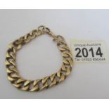 A 9ct gold wrist chain (approximately 48 grams).