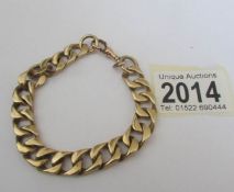 A 9ct gold wrist chain (approximately 48 grams).