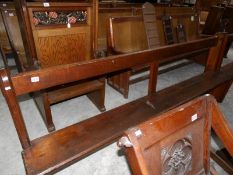 An old church pew.