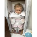 A boxed Hani Picture Perfect baby collector's doll by Ashton Drake Galleries.