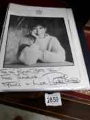 A Royal Bath Hotel 'Charity autograph book, autographs including Anita Harris, Edward Heath,