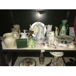 A good lot of china including Wedgewood, Aynsley, Royal Albert etc.