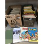 A large quantity of 1970's/80's Childrens annuals and a bound set of the Living country side.