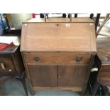 A light oak bureau