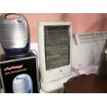 A dehumidifier, a halogen heater and one other heater.