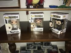 A group of 3 Game Of Thrones 'POP' vinyl figurines (numbers 49, 50, 59).