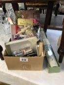 A quantity of miscellaneous new items including soap and drawer liners etc.