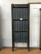 18 volumes of Educational Book Co., Ltd., Charles Dickens Library with bookshelf and booklet.