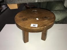 A milking stool.