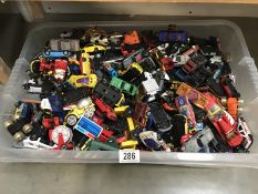 A collection of Die-cast toys.