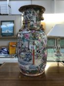 A large Chinese vase