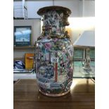 A large Chinese vase