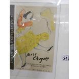 A Marc Chagall (1887-1985) lithographic print, Gallerie Welz 1956/57, published 1959,