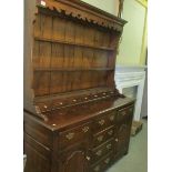 A good quality oak dresser.