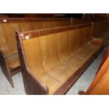 An old church pew.