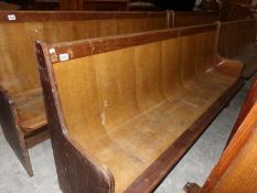 An old church pew.