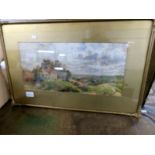 A 19th century framed and glazed rural scene watercolour.