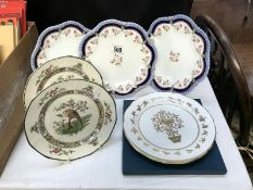A quantity of collector's cabinet plates including Royal Doulton