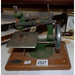 A toy sewing machine.