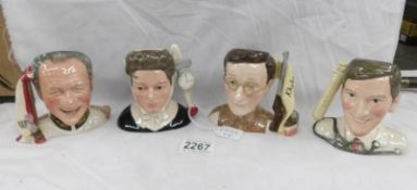 4 Royal Doulton 'Carry On' series character jugs being Hattie Jaques, Charles Hawtry,
