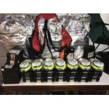 A quantity of approximately 30 challenger lifejackets,