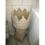 A chimney pot