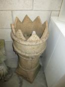 A chimney pot