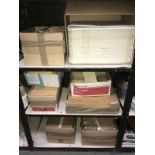 3 shelves (8 boxes) of mailing/postal items, incl. jiffy bags, card backed envelopes etc.