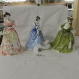 3 Royal Doulton figurines, HN4124 Julia, HN3118 Lorraine and HN2378 Simone.