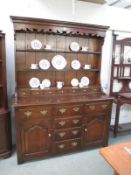 A Victorian oak dresser