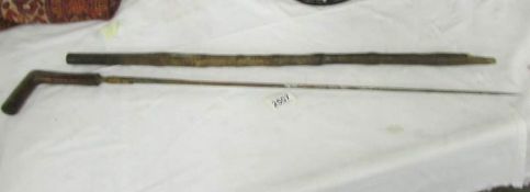 A 19/20th century sword stick.