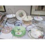 A quantity of cake stands etc.