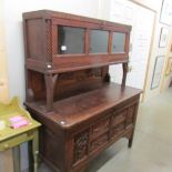 A French carved buffet.