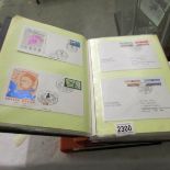 2 albums of German first day covers, 1972-74 and 1975-78.