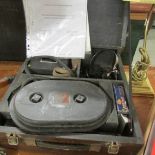 A cased Cintel metal detection equipment unit.