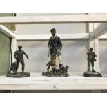 3 Hunting/Shooting figures