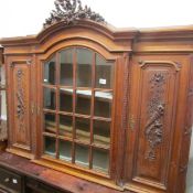 A glazed dresser top.