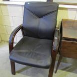 A black chair,