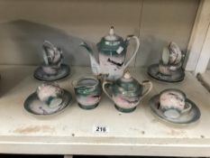 A 15 piece Chinese 'Dragon' tea set