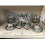 A 15 piece Chinese 'Dragon' tea set