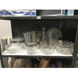 A collection of glassware incl.